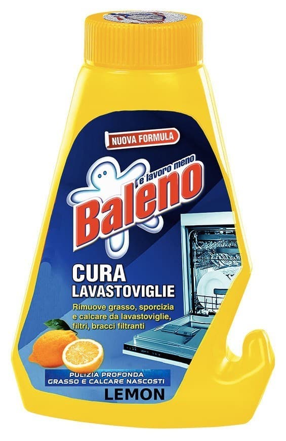 Baleno Dishwasher Cleaner 250 Ml. Lemon Appendable Made In Italy