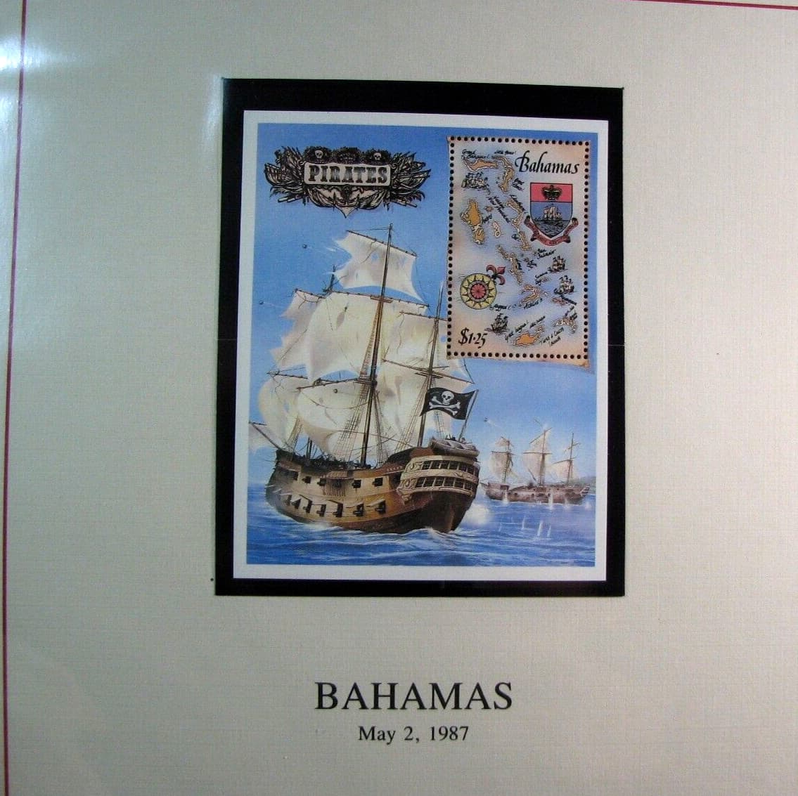 Bahamas Souvenir Sheet Foreign Pirates and Privateers MNH H327