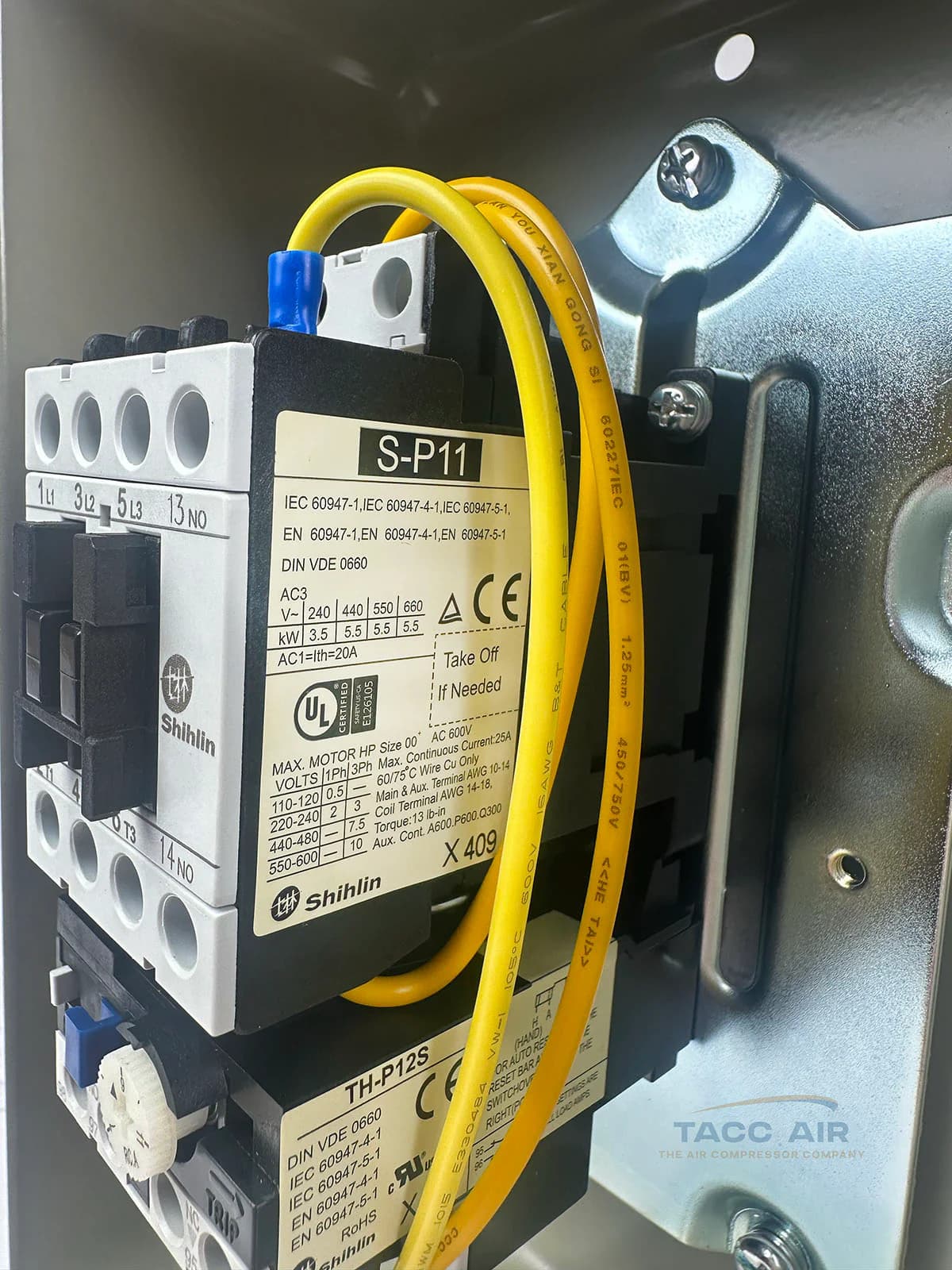 5 HP Three Phase Magnetic Starter Motor Control Switch Box 460 - 480 Volt 3 PH 4