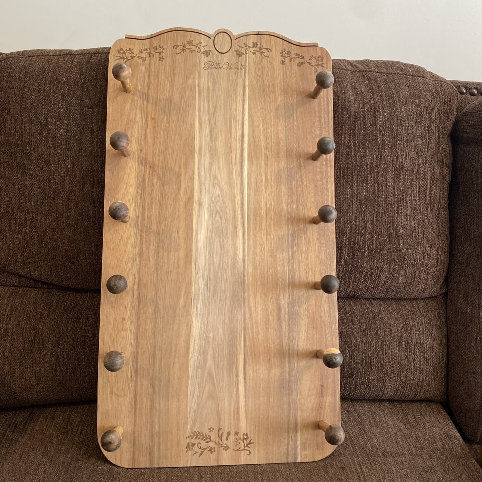 Pioneer Woman: Painted Meadows Rolling Pin Holder Display w/ Rolling Pins 6