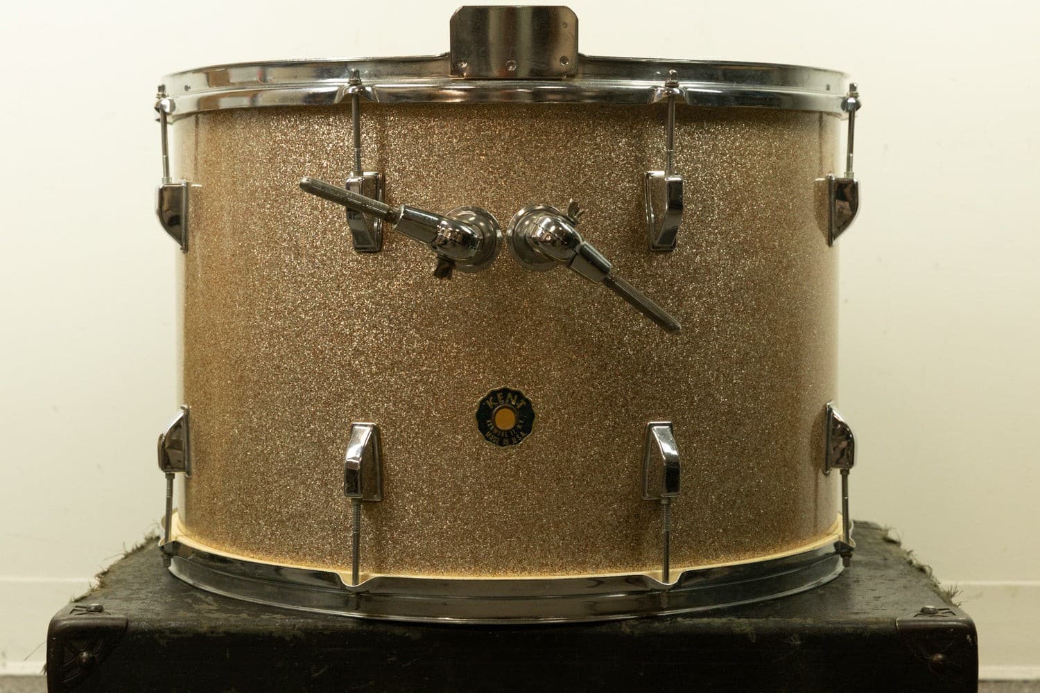 Vintage Kent 14x22 Champagne Sparkle Bass Drum