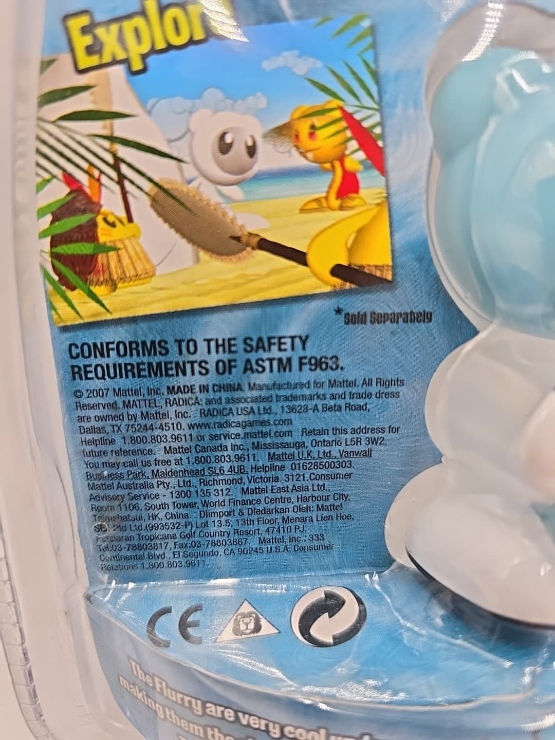 Radica U.B. Funkeys Flurry Funkiki Island Game Action Figure  4