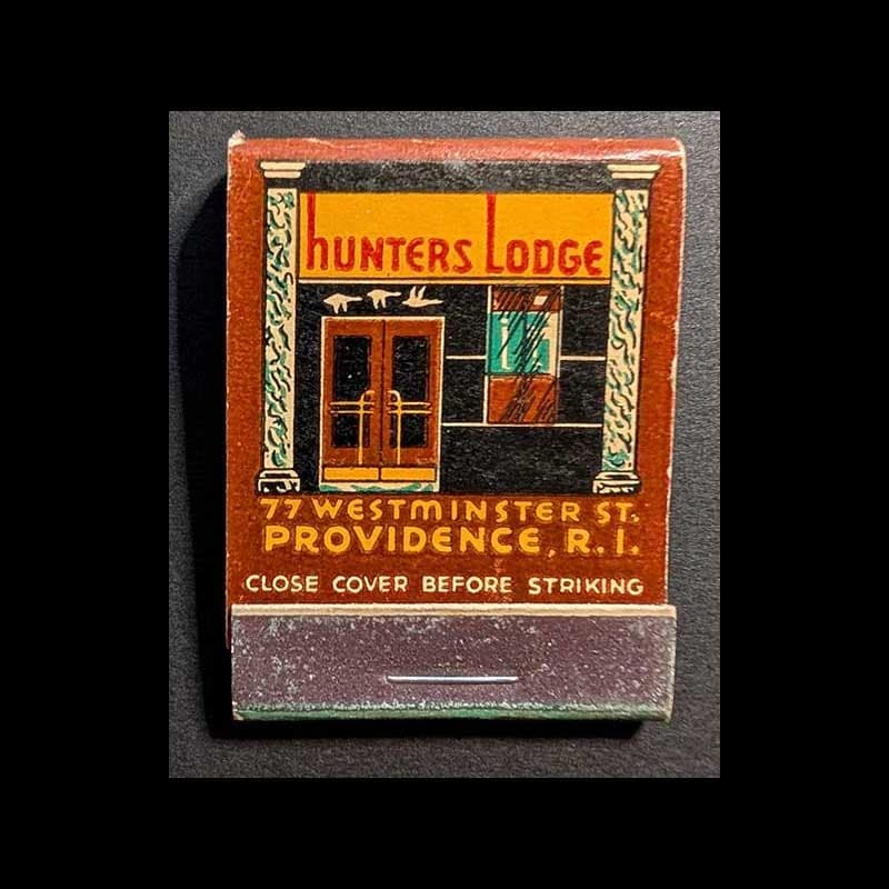 Feature Matchbook Full Book Hunters Lodge Providence, RI 2