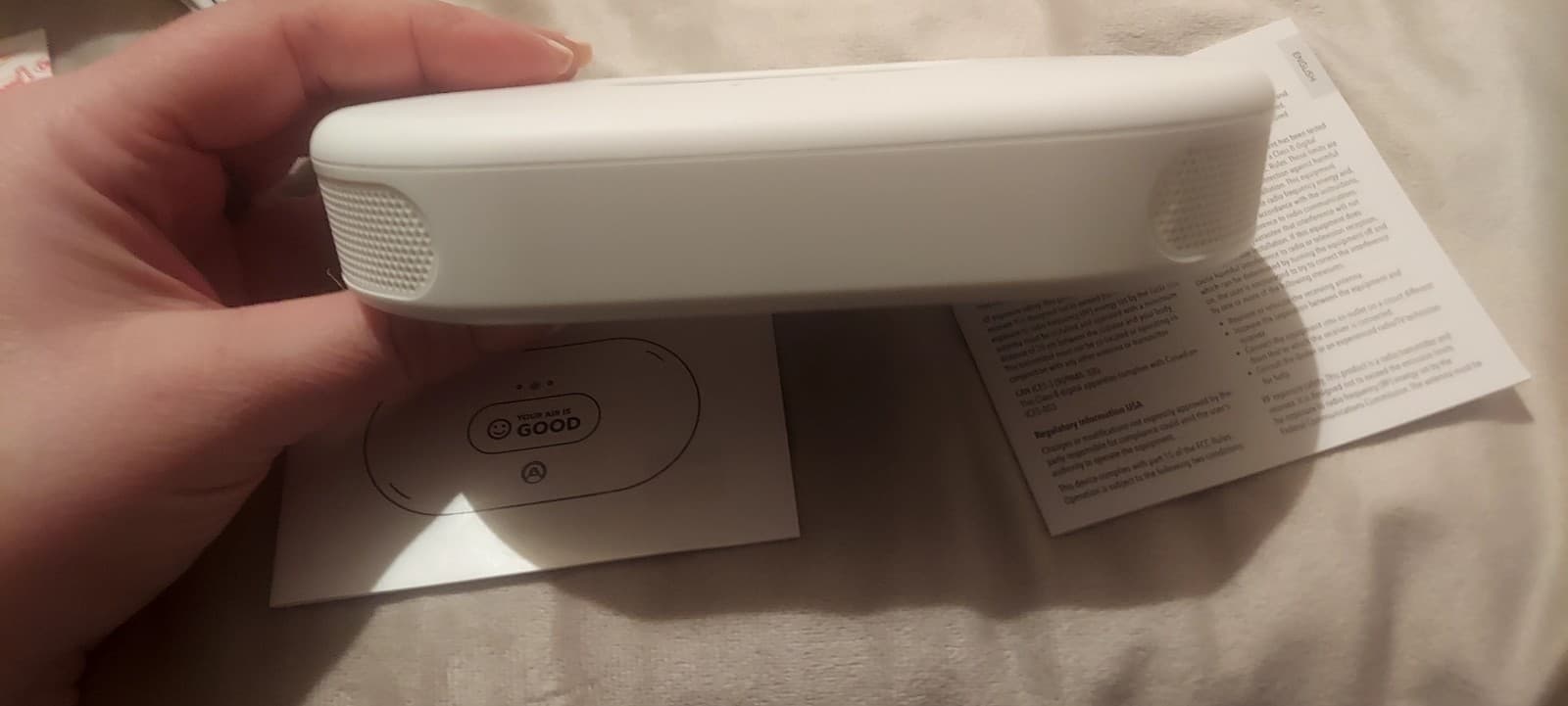 Airthings 2960 View Plus - Battery Powered Radon & Air Quality Monitor (PM, CO2, 4