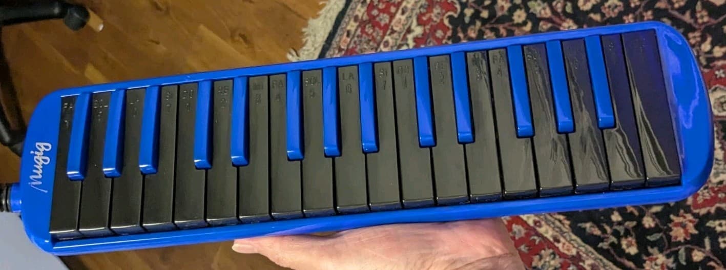 Mugig 37 Piano Keys Keyboard w/ Mouthpiece Tube Portable Musical Instrument 2