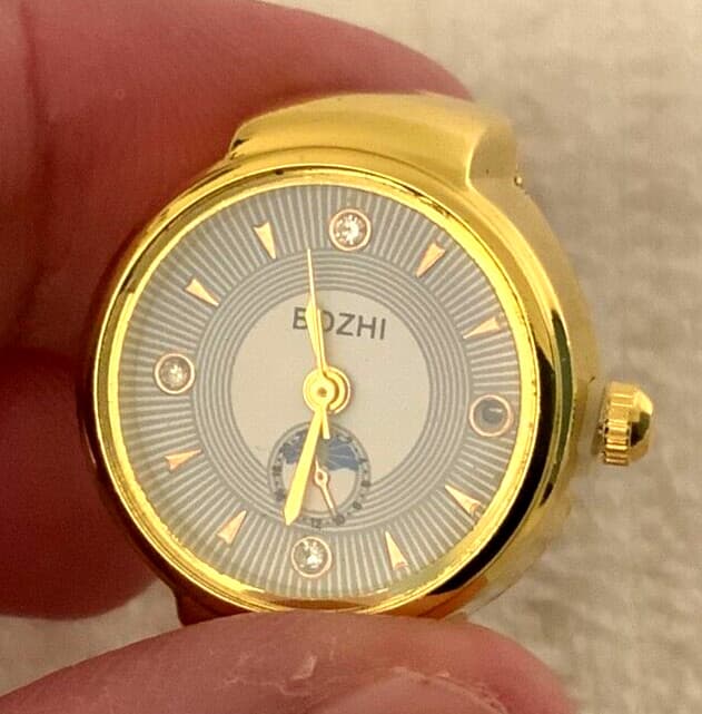 BOZHI Ring Watch (Gold) 4