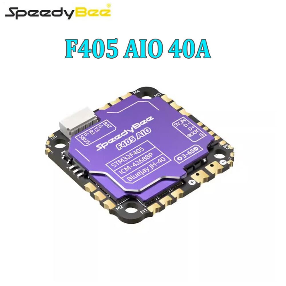 SpeedyBee F405 AIO 40A Bluejay 25.5x25.5mm Flight Controller for RC FPV Drone