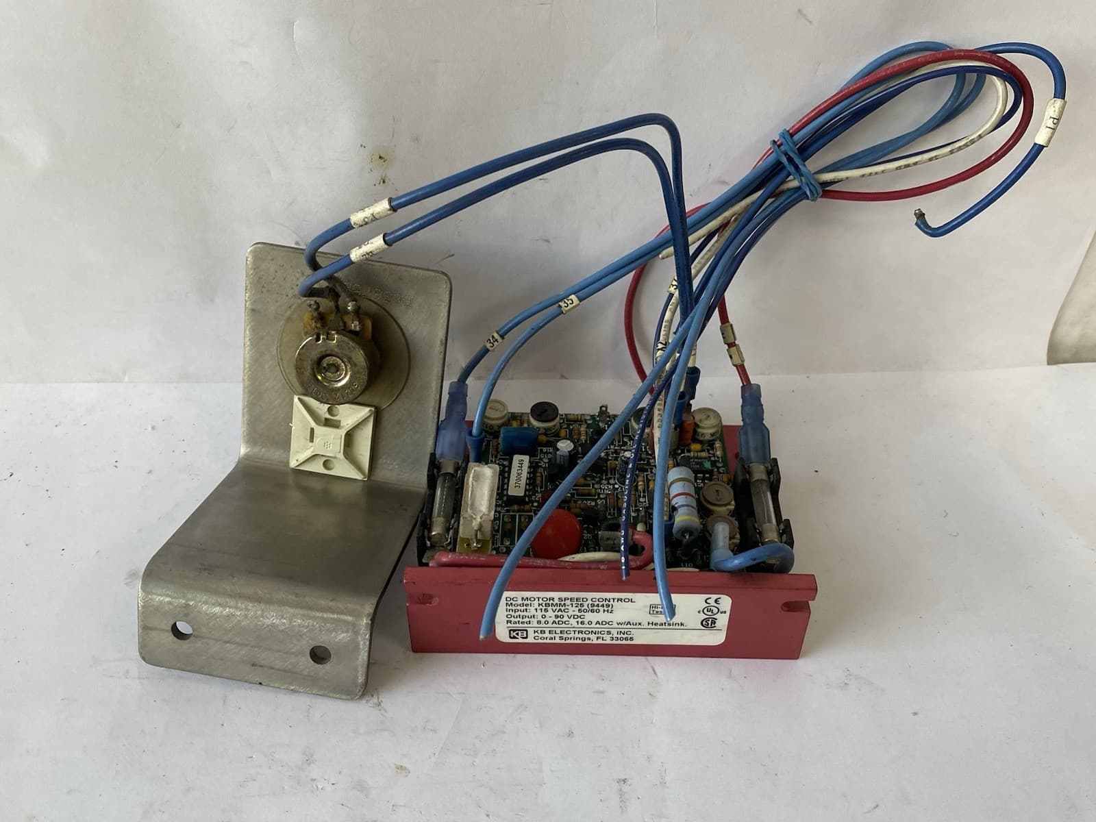 KB VARIABLE SPEED DC MOTOR CONTROL KBMM-125  3/4HP 115 VAC