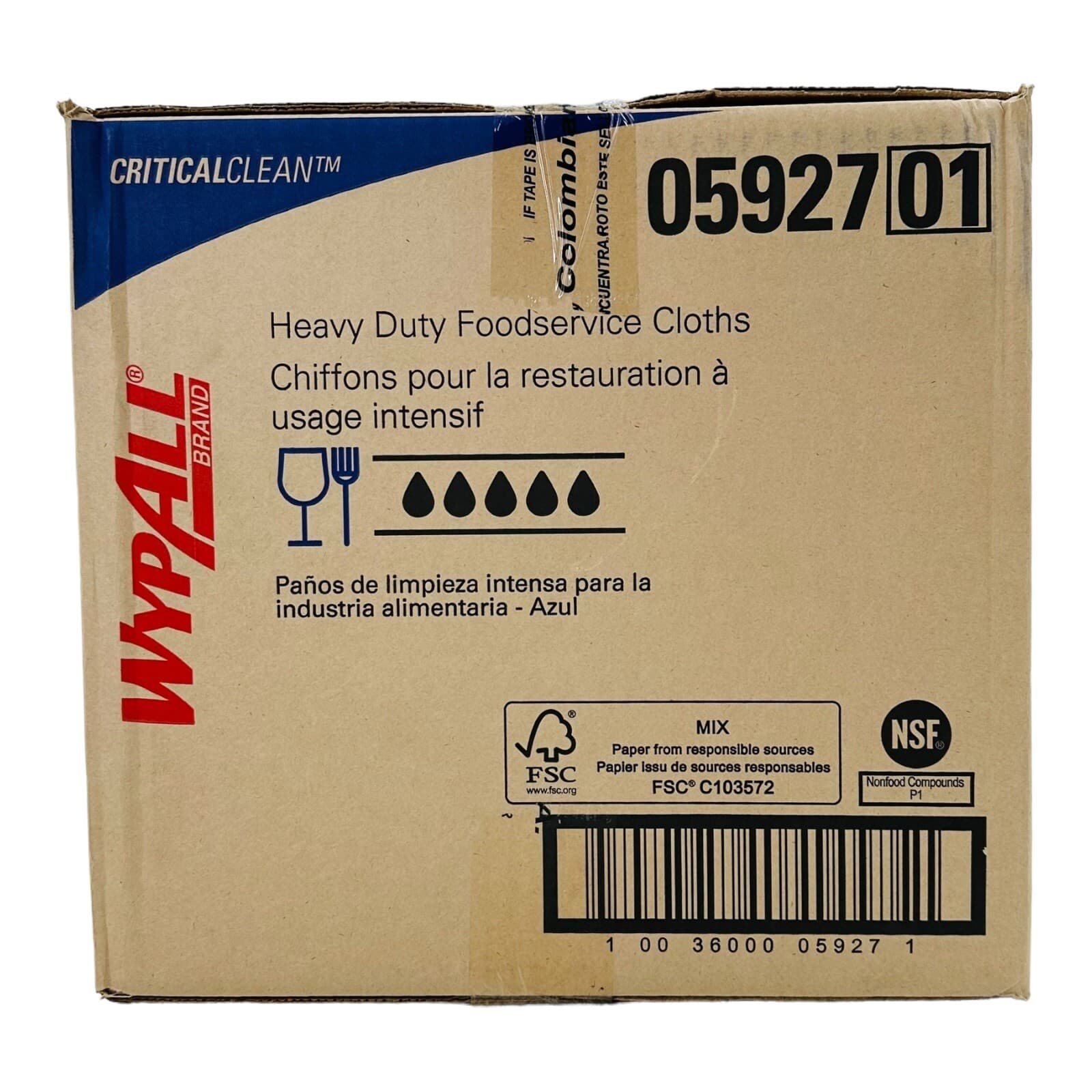 300 Cloths Wypall Critical Clean Foodservice Cloths 23.2" x 12.2" Exp.11/2028 4