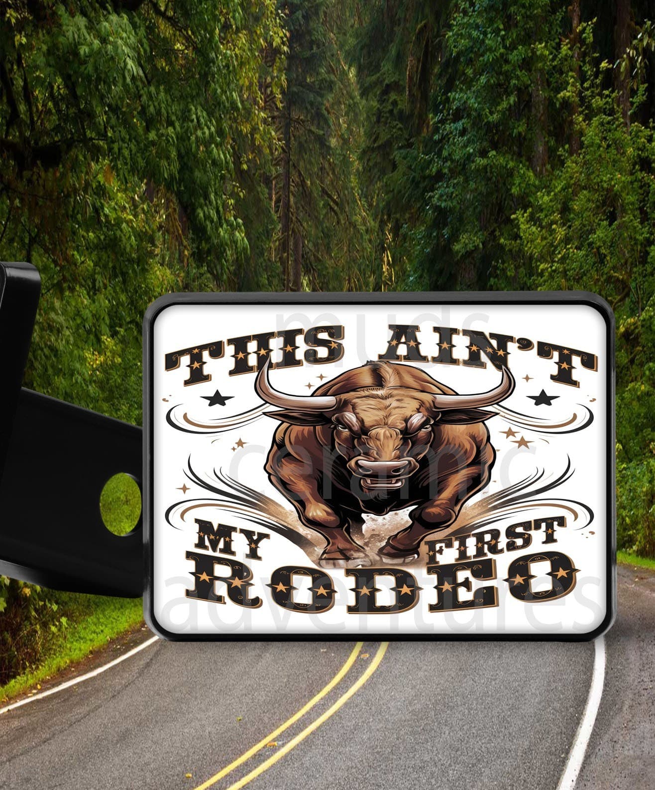 THIS AIN'T MY FIRST RODEO  Trailer Hitch Cover Plug