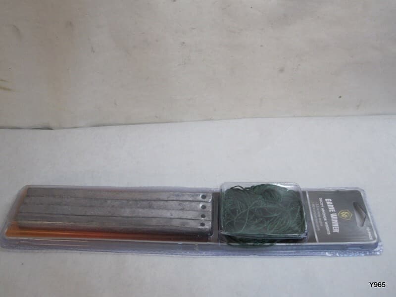 Game Winner Decoy Anchor Weights 3.5 Oz Strap Weights 48” Pre Cut Nylon Cord 5
