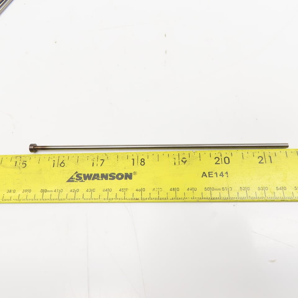 Royal 3mm  OD x 160mm OAL Metric Core Ejector Pin 6mm Head Lot Of 14 4