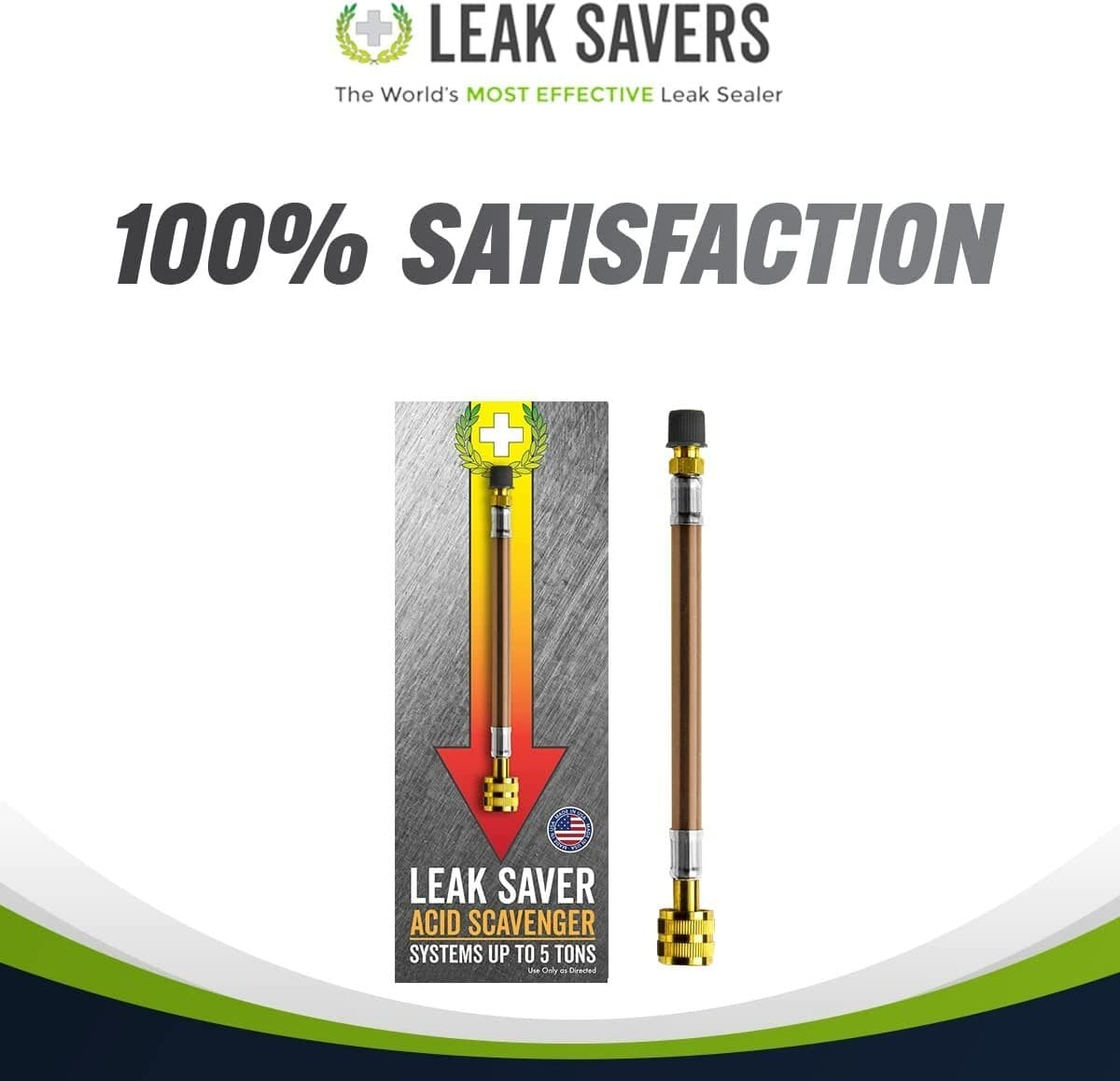 Leak Savers Direct Inject Acid Scavenger HVAC System Acid Treatment Neutralizer 6