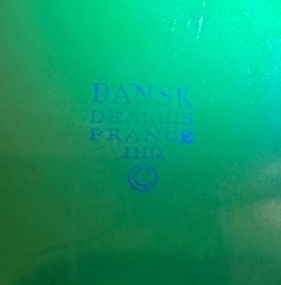 VTG Dansk bright green Enamel Cast Iron 8 QT Dutch Oven 5