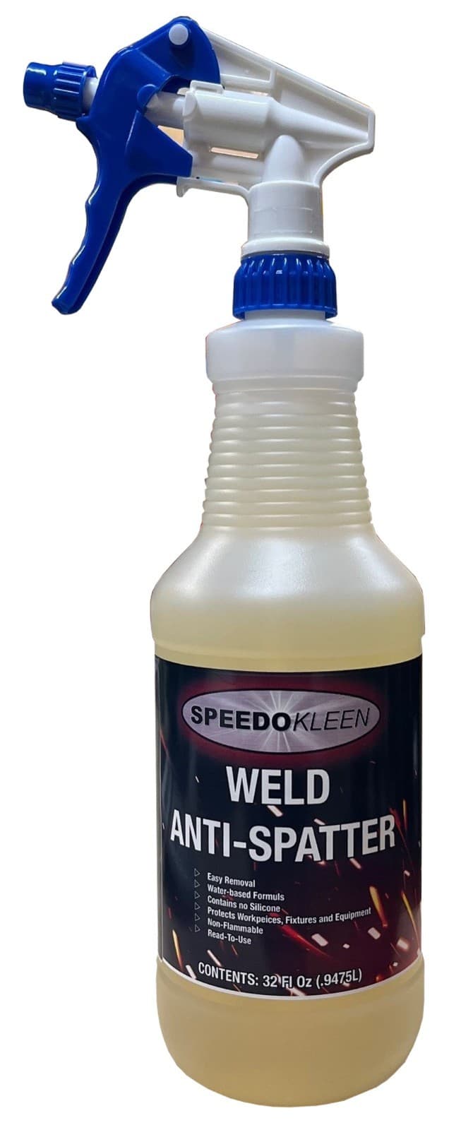 Weld Anti-Spatter prevents weld debris from sticking to the substrate, 32 Ounces