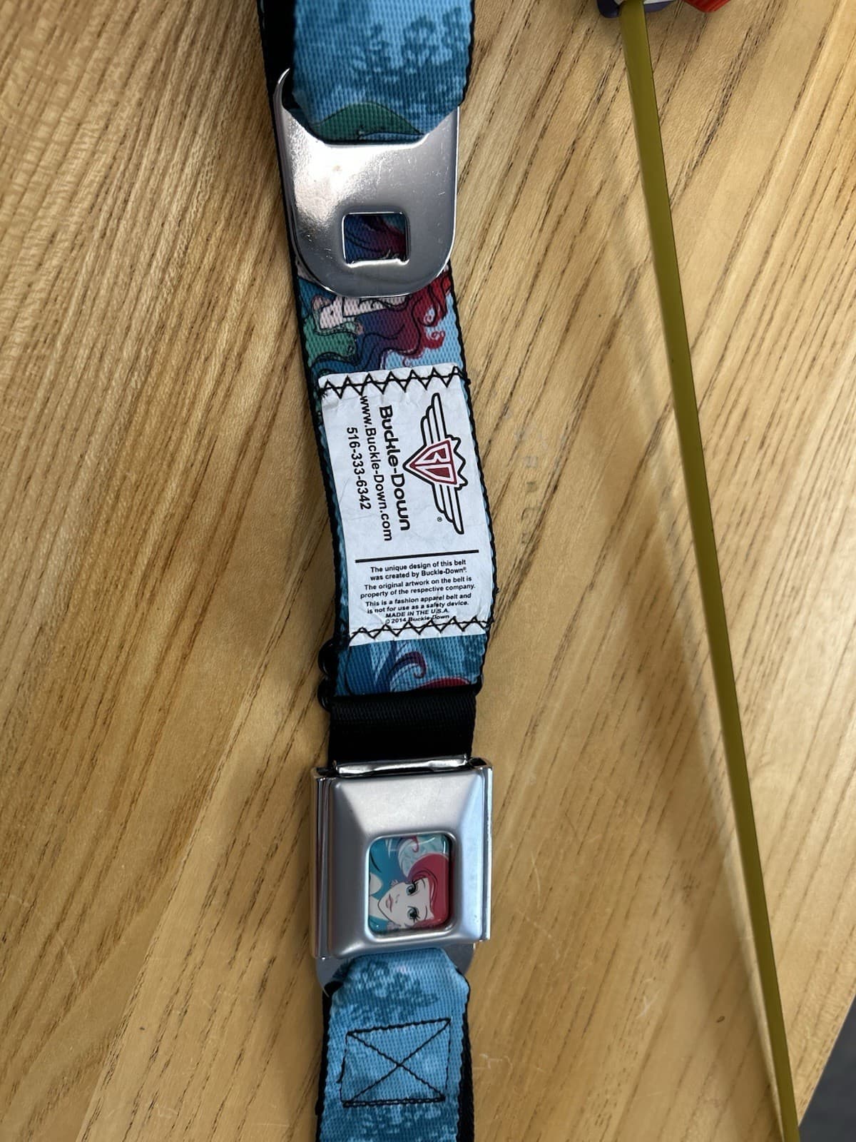 Seatbelt Buckle Disney Little Mermaid belt  3