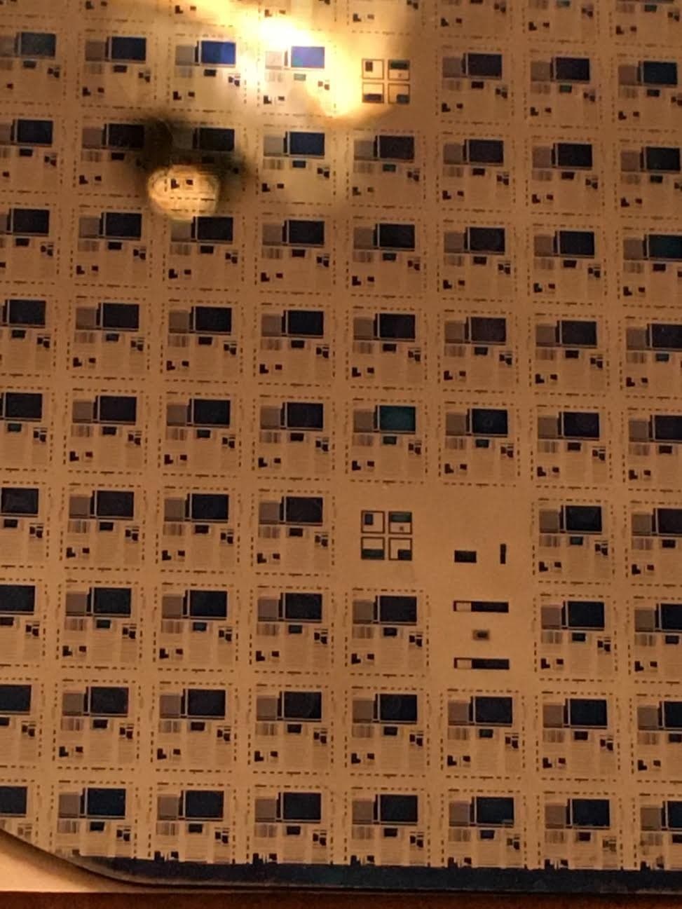 4" Sapphire / Gallium Nitride Wafer 1980s Unique Silicon Wafer Rare CPU Chip 4