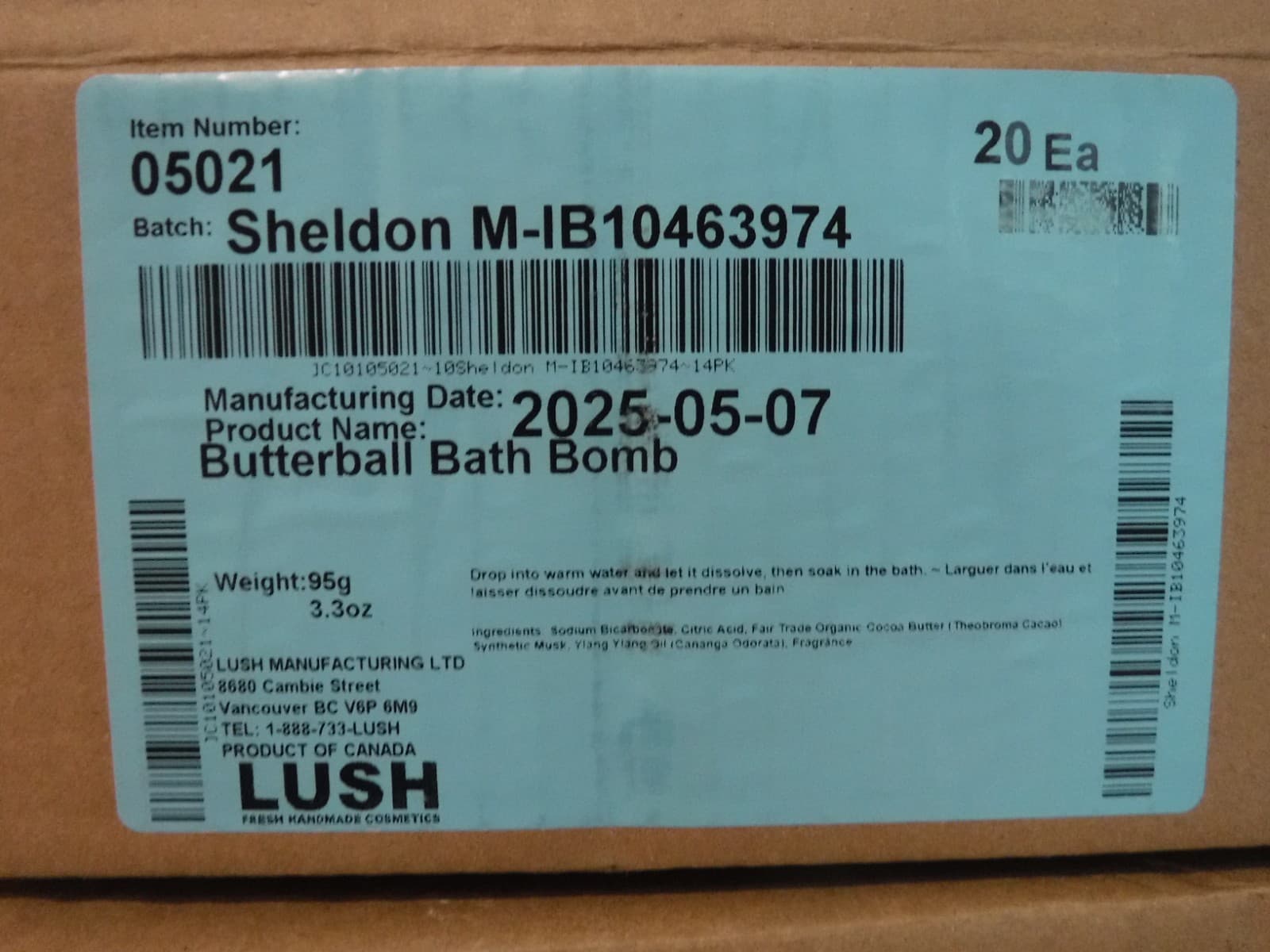 lush bath bomb 4-variety pack-2 ( refer to pictures for name ) 4