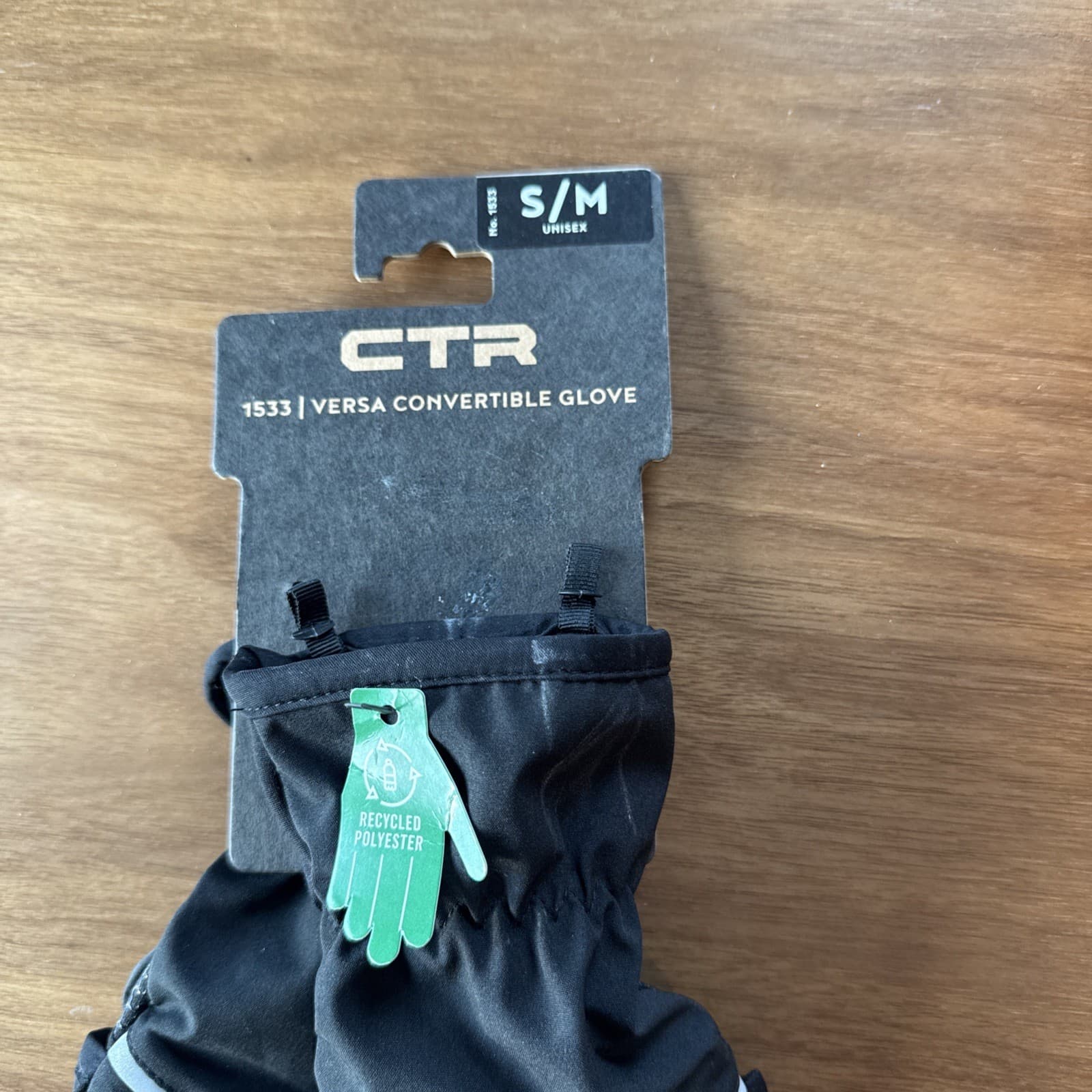 CTR Outdoors Convertible Gloves Or Mittens Winter Run Play Ski S/M NWT Versa 2