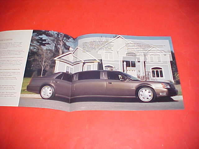 2000 CADILLAC DEVILLE PROFESSIONAL VEHICLES LIMOUSINE LIMO BROCHURE CATALOG 3