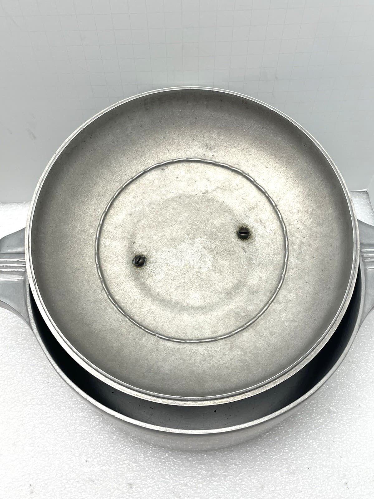 WAGNER WARE SIDNEY O MAGNALITE 5 qt DUTCH OVEN ROASTER 4248-M w TRIVET & LID 5