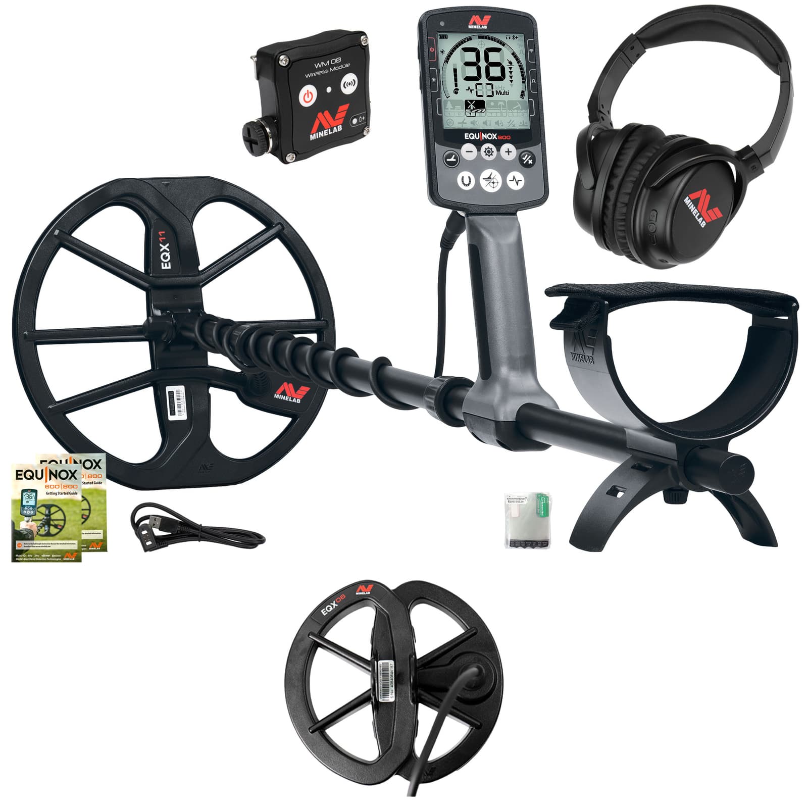 Minelab EQUINOX 800 Metal Detector w/ Minelab 6″ Search Coil 2