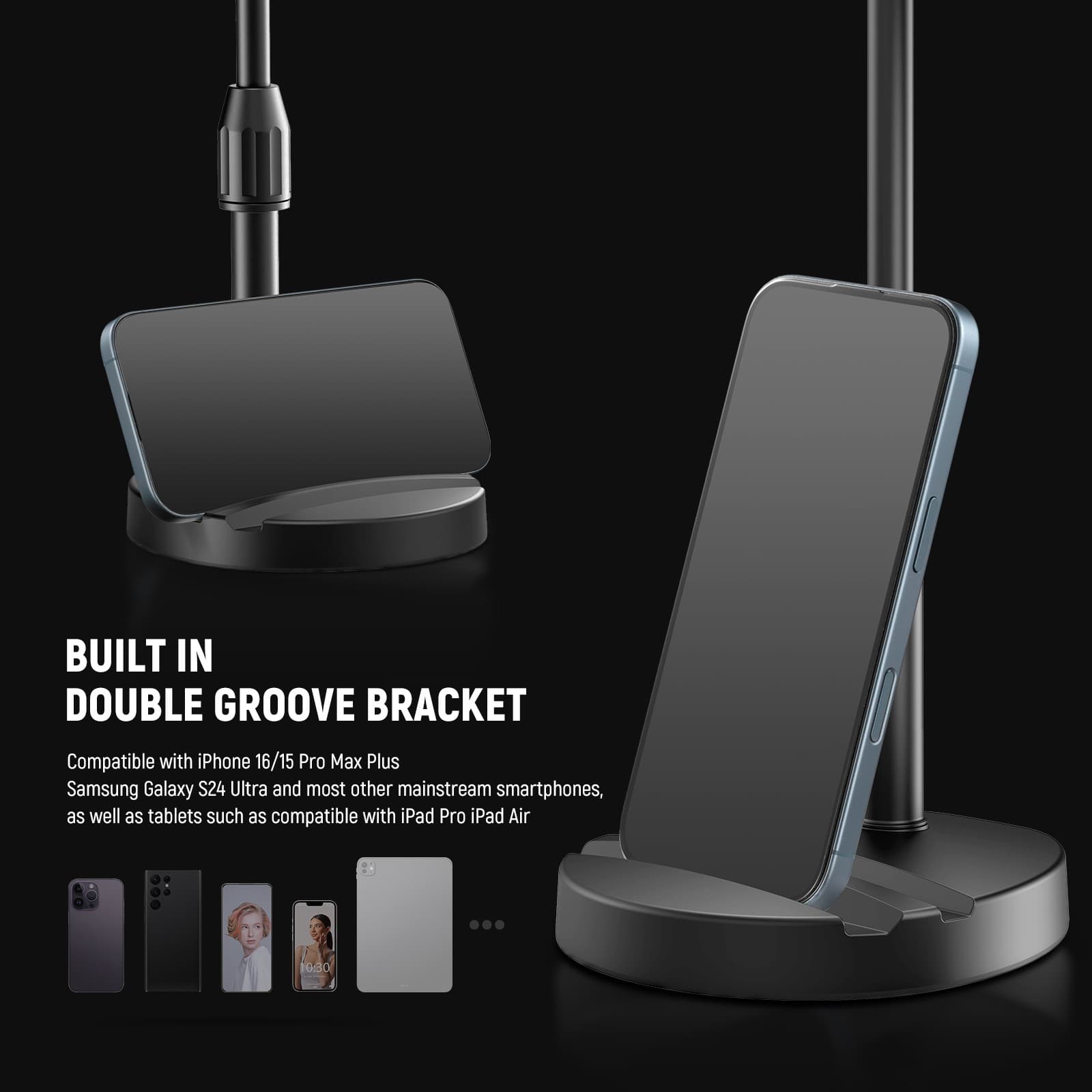 NEEWER BR60 5in Desk Ring Light 10W LED for iPhone Laptop Webcam Makeup 2