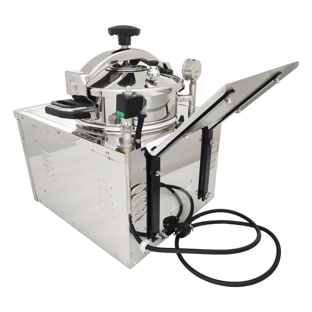 110V 16 L Commercial Electric Pressure Fryer  Chicken Deep Fryer Machine 304 SS 5
