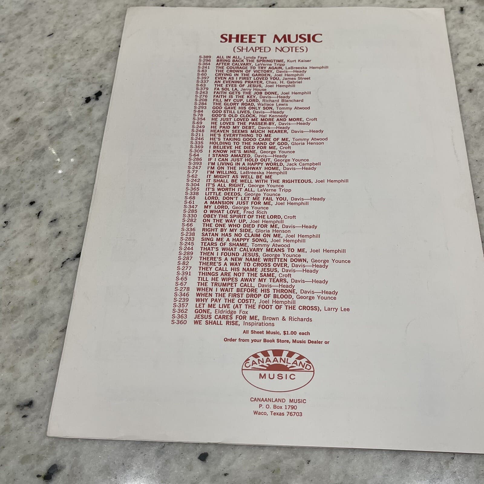 When Heaven’s Gates Are Open Wide Piano Sheet Music Vintage 1974 Colbert Croft 3