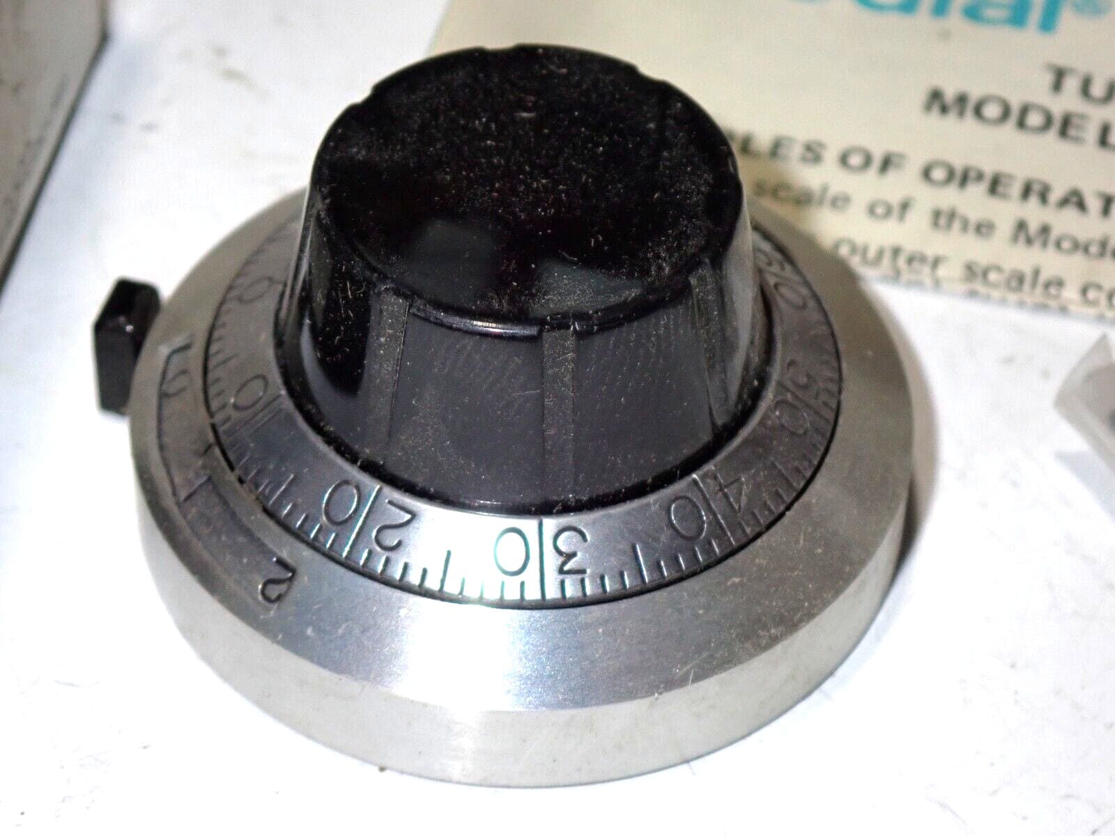 Duodial Helipot BECKMAN potentiometer turn counter 15 TURNS 2
