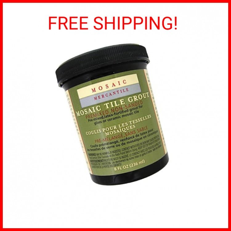 Mosaic Mercantile Premix Grout, 8-Ounce, Black 2