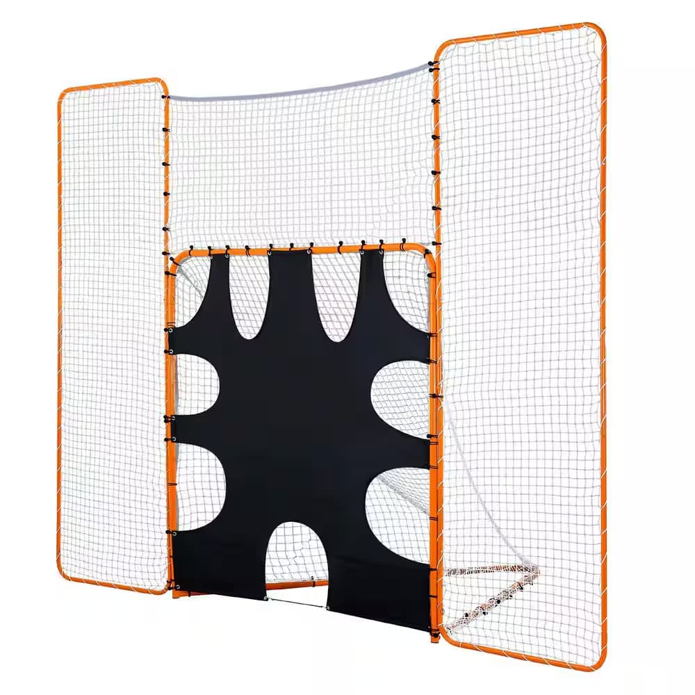 3-In-1 Lacrosse Goal, 12 X 9 Ft. Lacrosse Net with Backstop and Target Quick ... 6