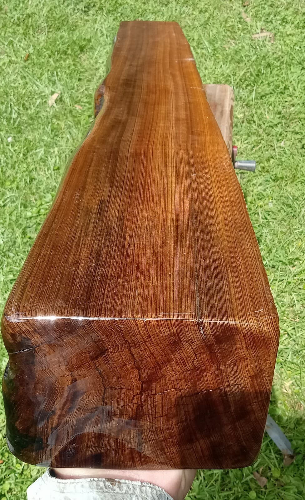 Carbon Dated to 1300 AD 54"X7"X5" Quartersawn Mantel Sinker Cypress  Rustic Wood 4