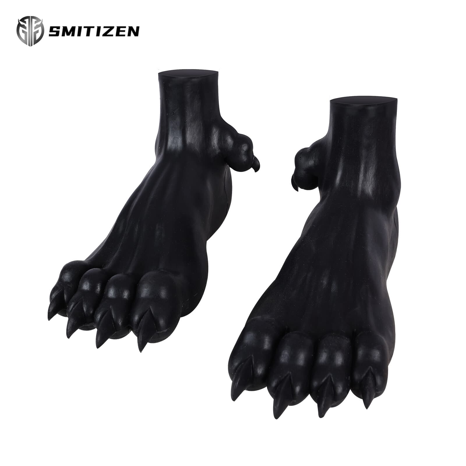 Smitizen Silicone Black Dragon Beast Paw Costumes for Halloween Party Cosplay 2