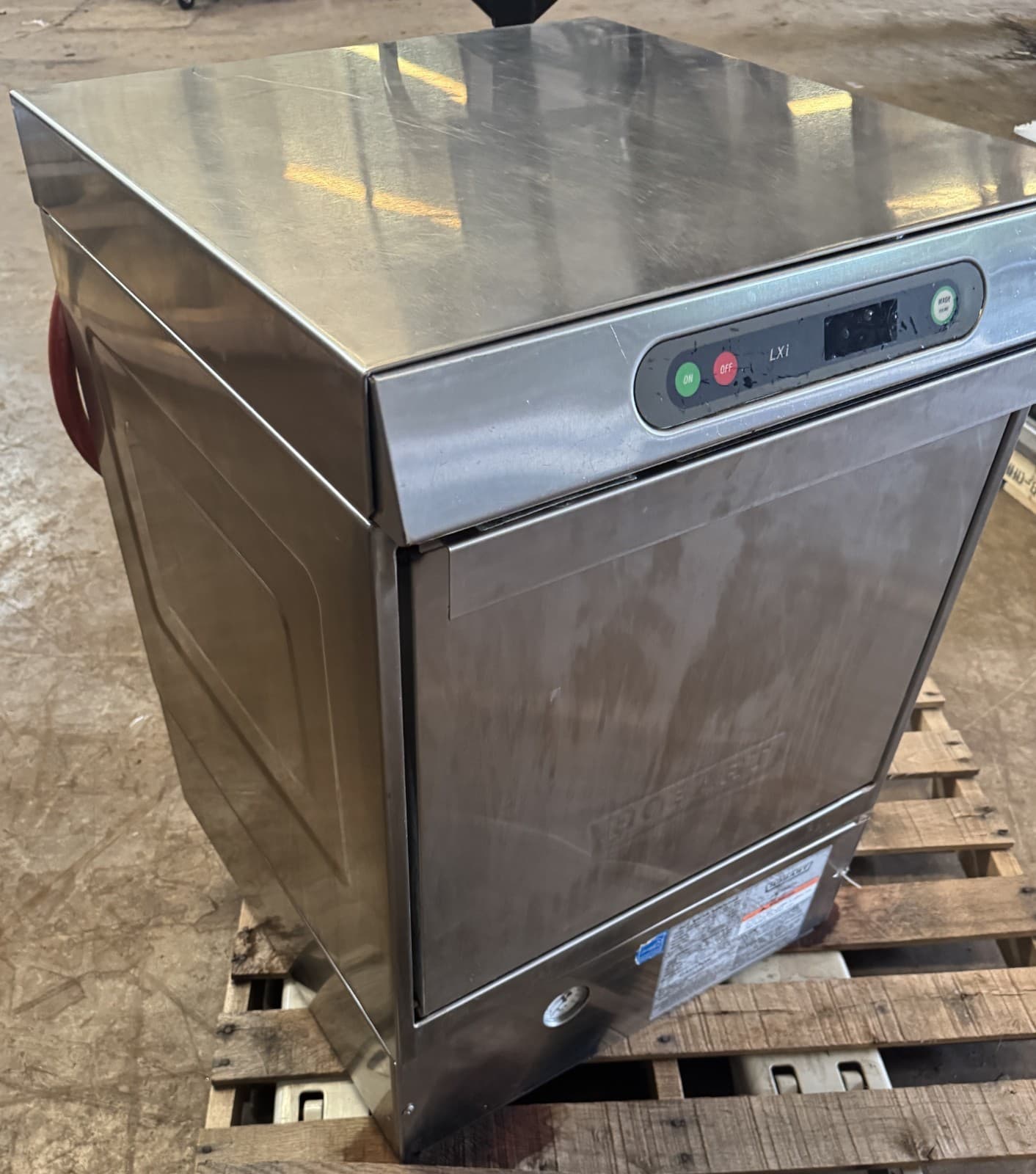 Hobart LXi Series Dishwasher Undercounter Stainless ...PARTS ONLY 2