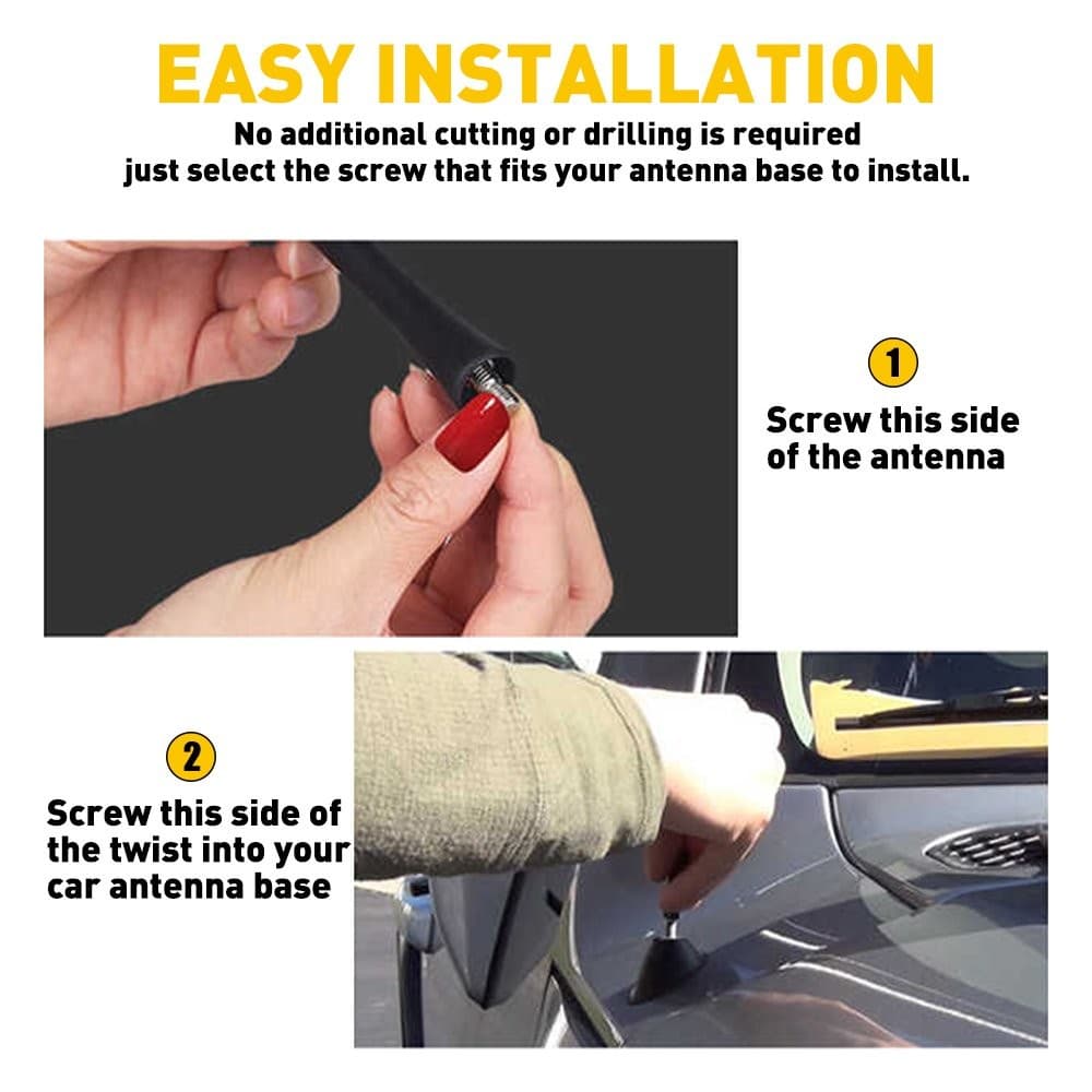 Car Radio AM/FM Antenna Aerial Signal Booster Black?Accessories 5