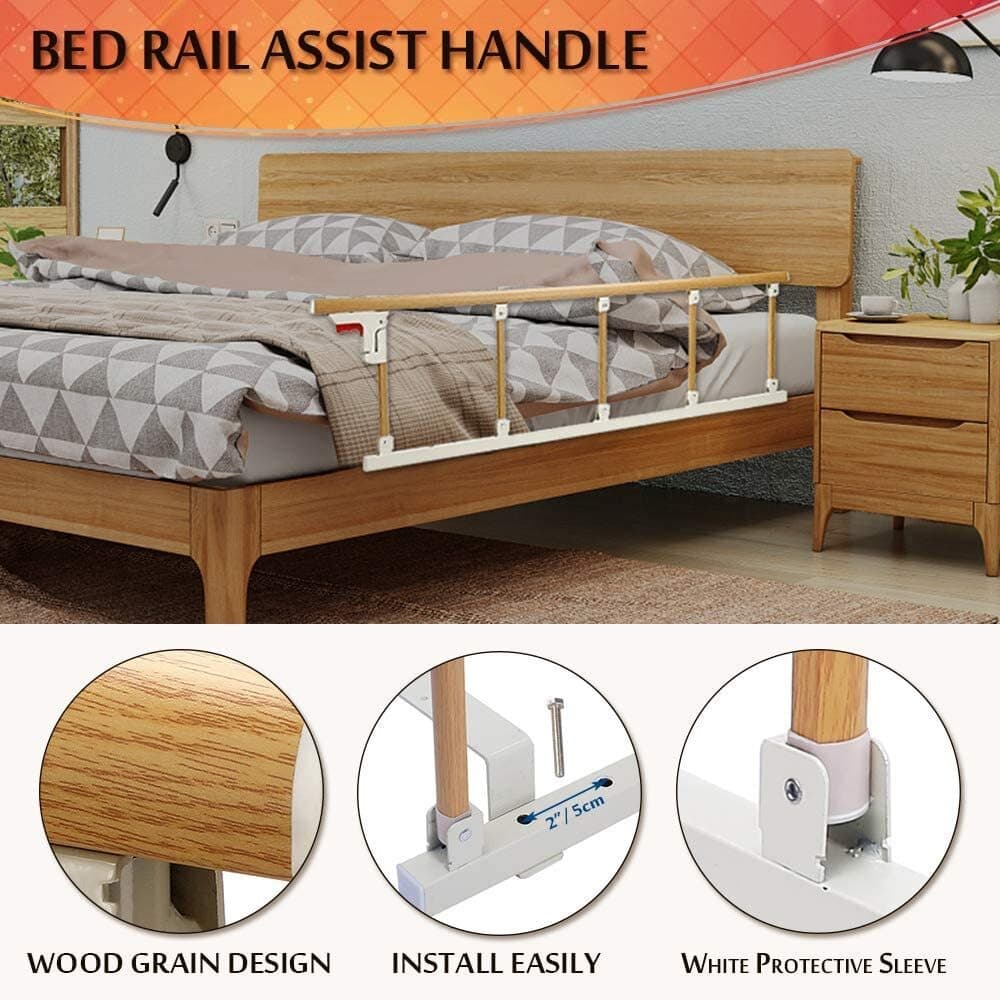 Bed Rail Side Guard Rails for Elderly Adults Safety Railing Prevent Falling 2