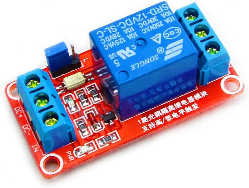 12V 1 Channel Module with Optocoupler Isolation High & Low Level Trigger Relay 2