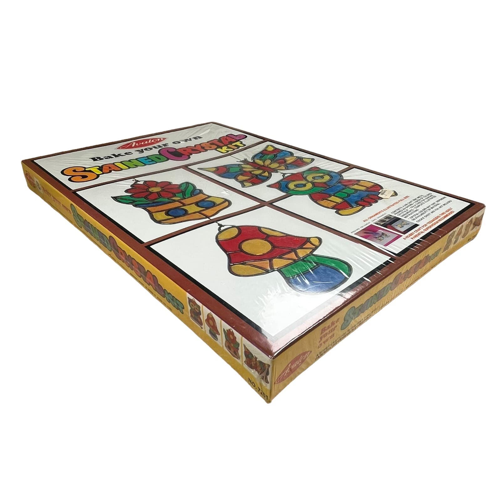 Vintage Avalon Bake your own stained crystal kit NOS Unopened 2