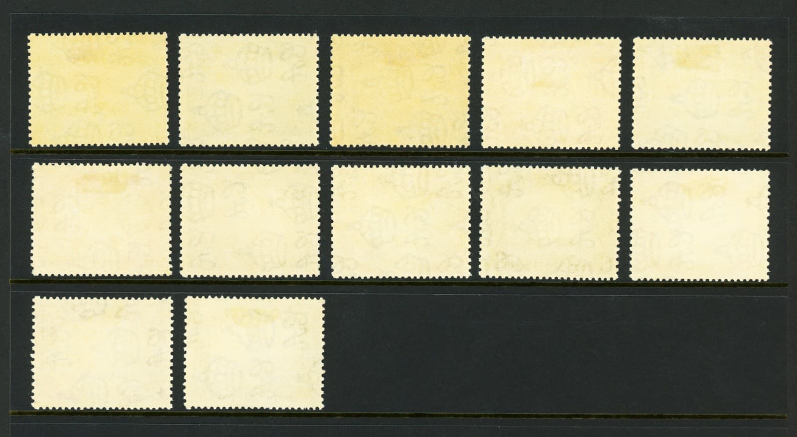 [ADEN] 1937 Full Set of (12) ½a-10r SG 1-12 / SC 1-12 (MH) 2