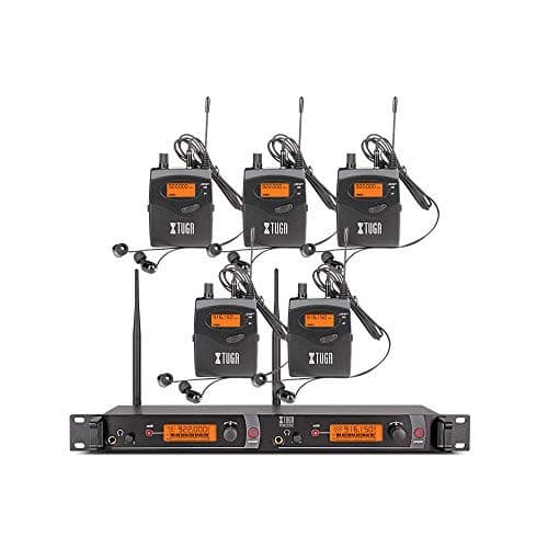  RW2080 Rocket Audio Whole Metal Wireless in Ear Monitor System 2 Channel 5  2