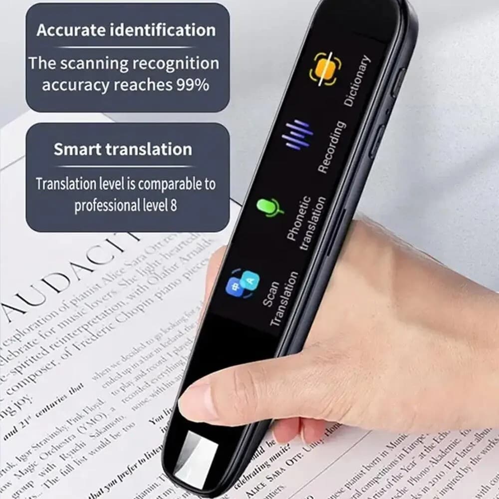 Smart Scan Translator Pen 112 Languages Voice Text Reader Reading Pen Portable