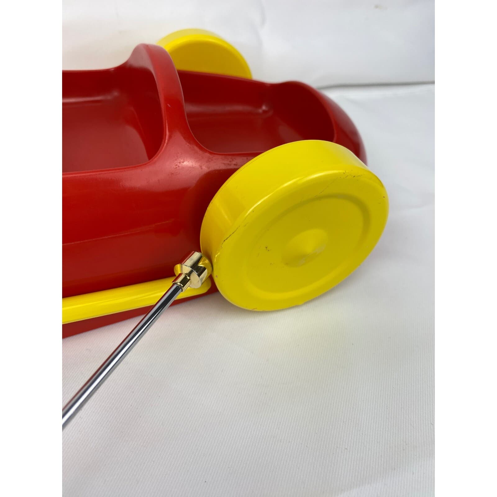 Rare Vtg Li'l Racer Red Car Feeding Set Starwares Kids Toddler Mealtime 1987 3