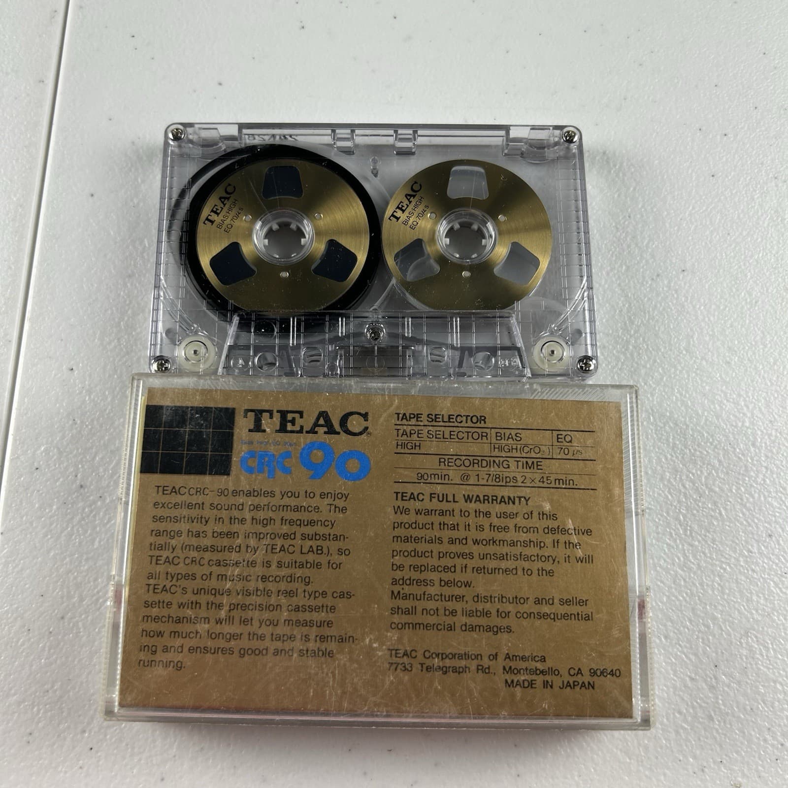 Teac CRC 90 Used Cassette Audio Recording 2
