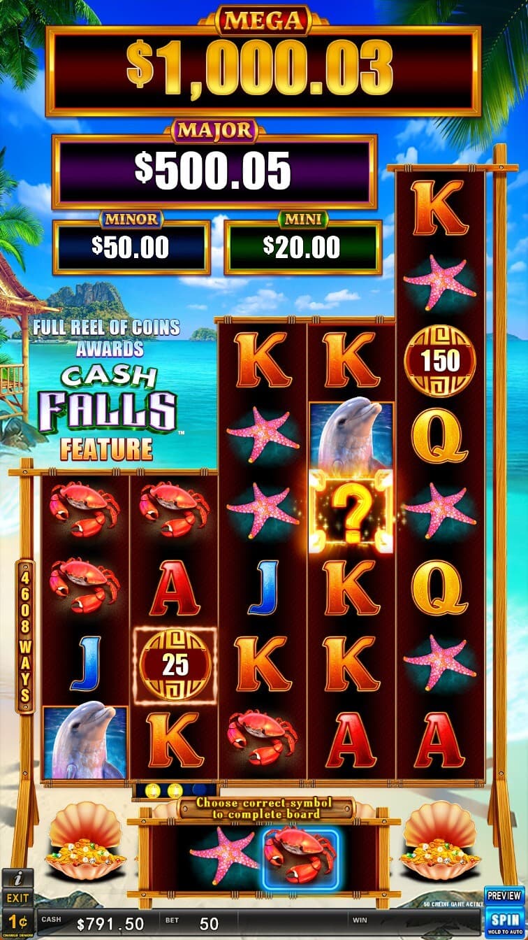 FIRE LINK CASH FALL  four in one 43 inch TOUCH  SLOT MACHINE 2