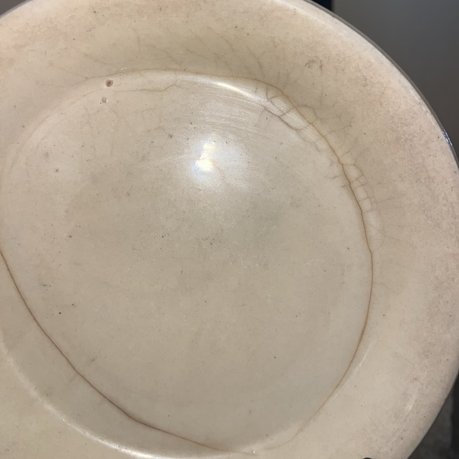 Vintage McCoy Pink blue Stripe HTF Pie Plate Baker Dish 7127 READ 10” Rare 4