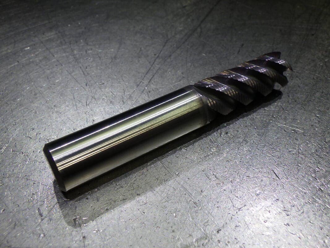 YG1 1/2" 5 Flute Fine Roughing Carbide CR Endmill .025" R EH99920662 (LOC1308C) 4