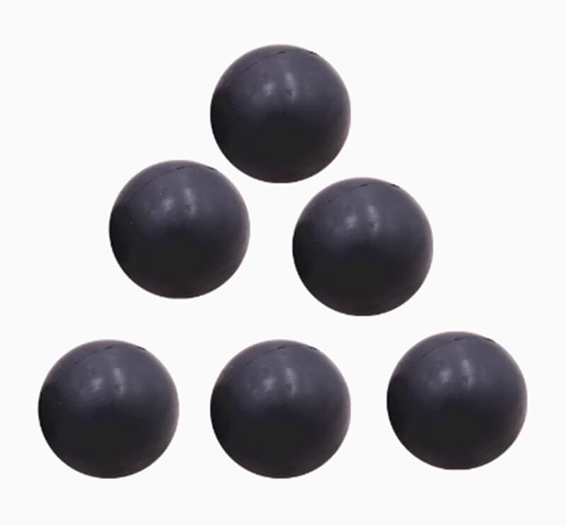 Black Round Solid Rubber Ball Bouncy Balls Training Ball Diameter 2mm - 75mm 2