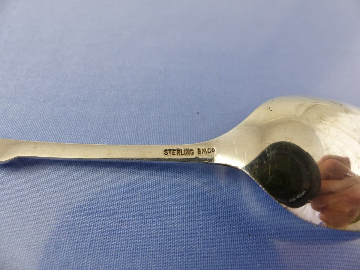 STERLING SOUVENIR SPOON SUMMERLAND B C BY B.M. CO. 5
