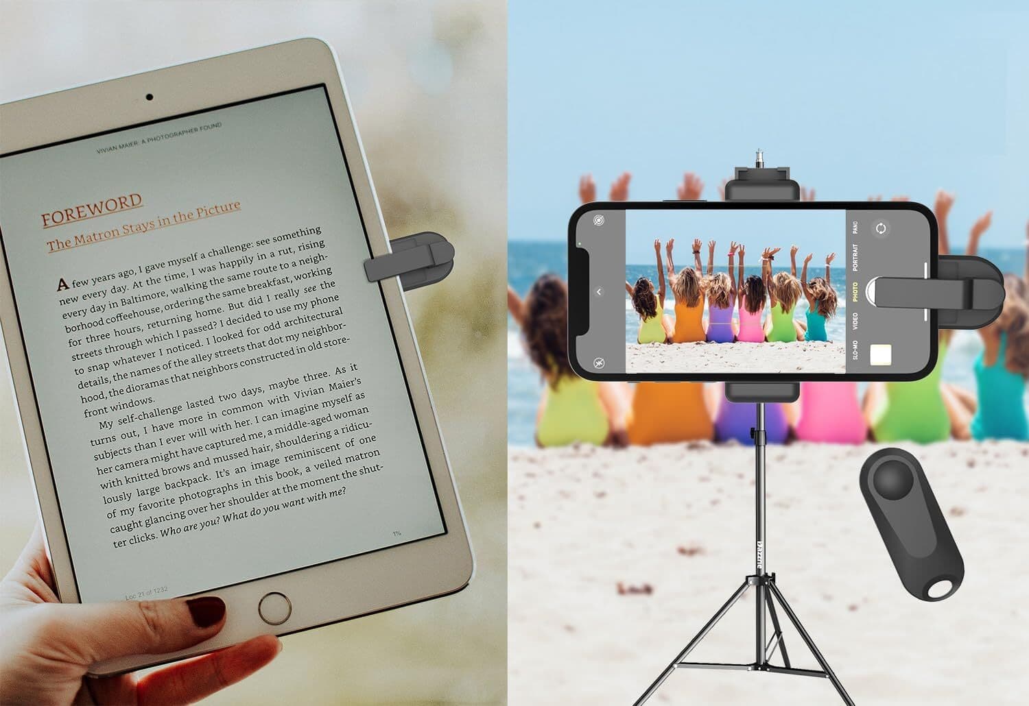 Page Turner Remote Control for Kindle, Clicker Page Turner for Paperwhite Kobo e 6